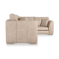 Oakley-faux-leather-rh-corner-sofa-mink from Roseland Furniture
