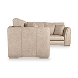 Oakley-faux-leather-rh-corner-sofa-mink from Roseland Furniture