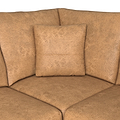 Oakley-faux-leather-rh-corner-sofa-tan from Roseland Furniture