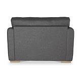 Oakley-faux-leather-snuggler-charcoal from Roseland Furniture