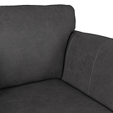 Oakley-faux-leather-snuggler-charcoal from Roseland Furniture