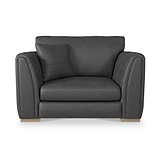 Oakley-faux-leather-snuggler-charcoal from Roseland Furniture