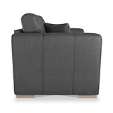 Oakley-faux-leather-snuggler-charcoal from Roseland Furniture