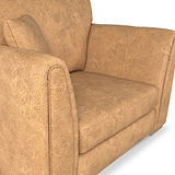 Oakley-faux-leather-snuggler-tan from Roseland Furniture