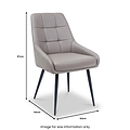 Marlo Dining Chair Dims from Roseland Furniture