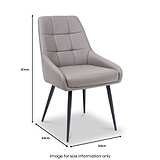 Marlo Dining Chair Dims from Roseland Furniture