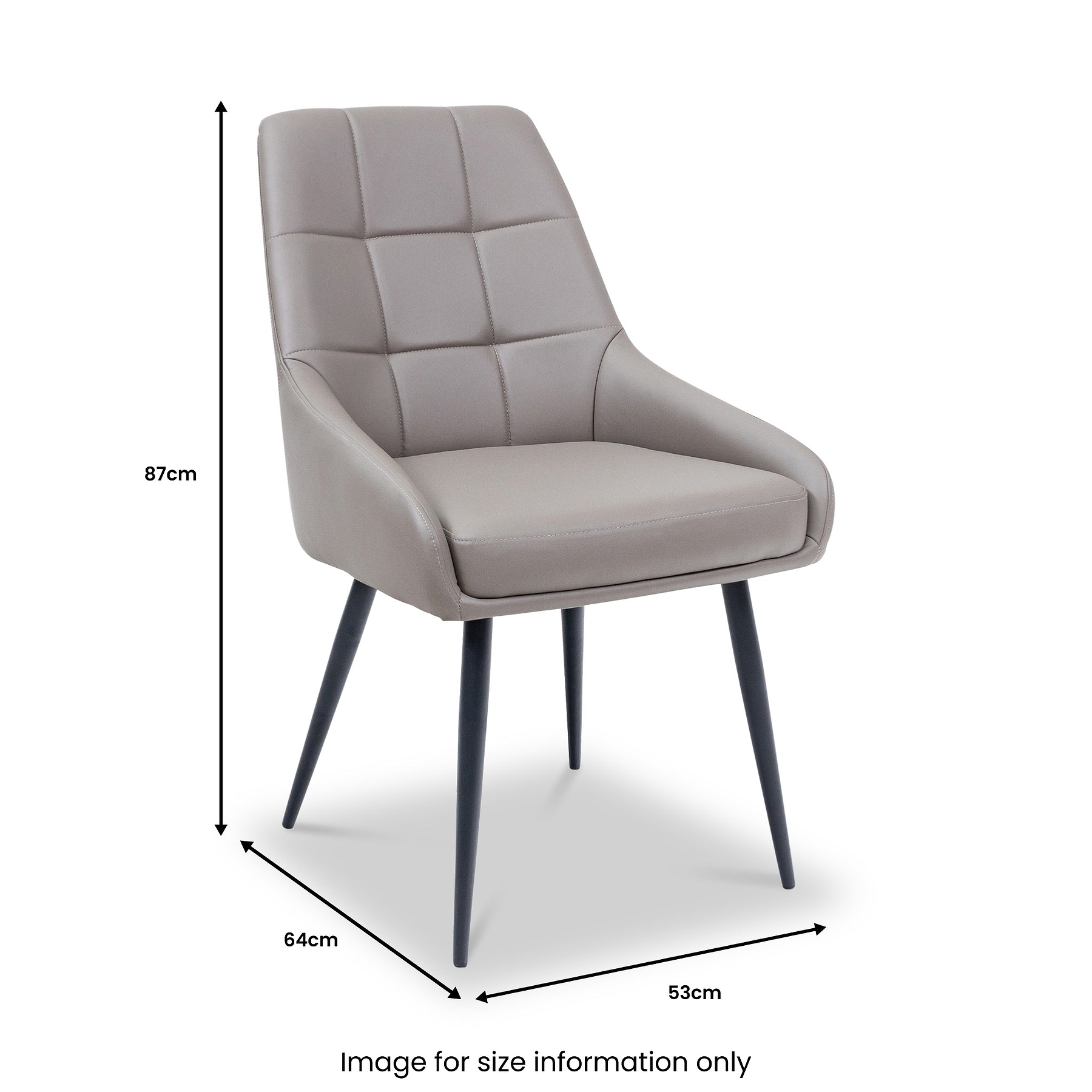 Marlo Dining Chair Dims from Roseland Furniture