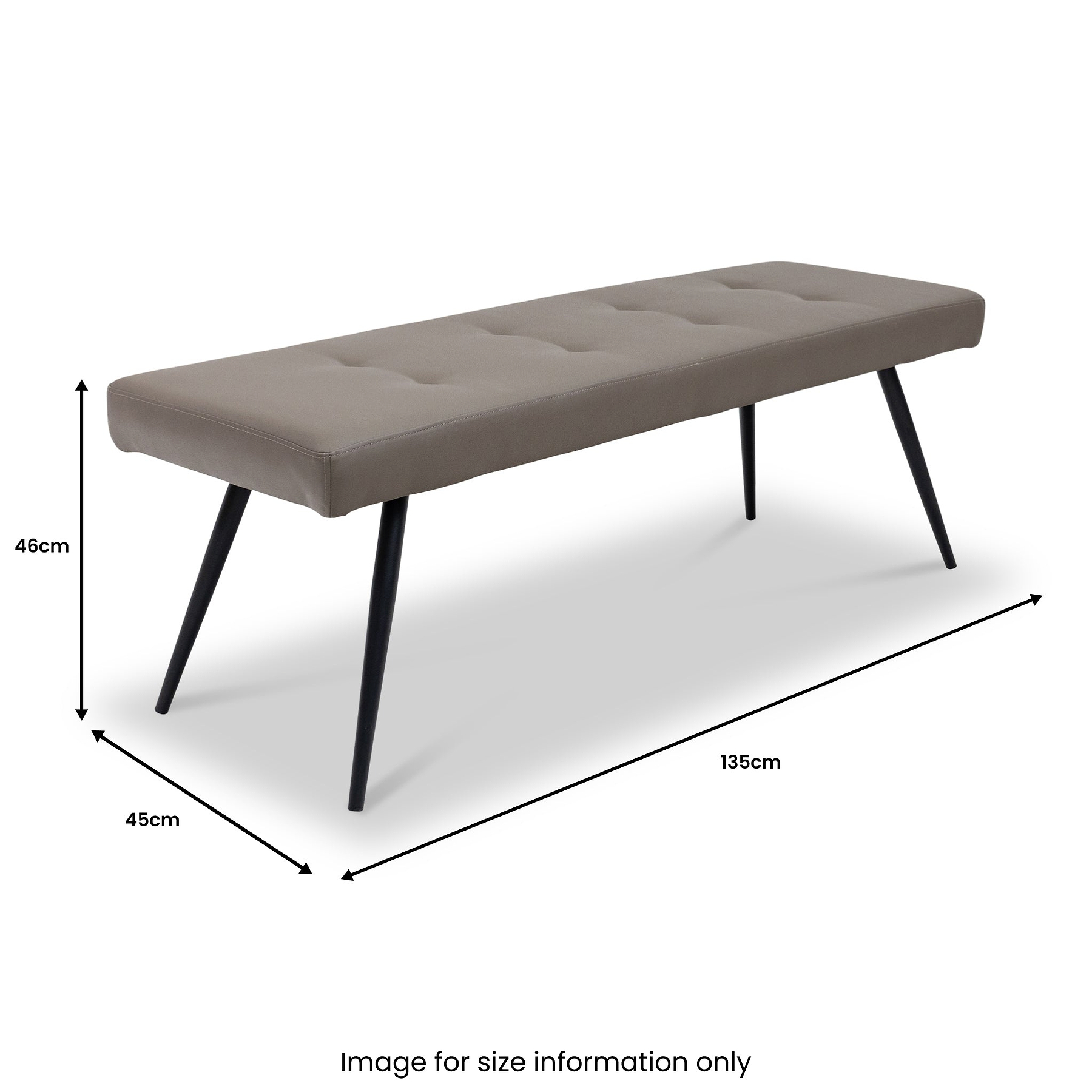 Marlo Dining Bench Dims from Roseland Furniture