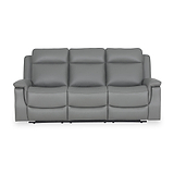 Denbor Leather Recliner 3 Seater Sofa from Roseland Furniture