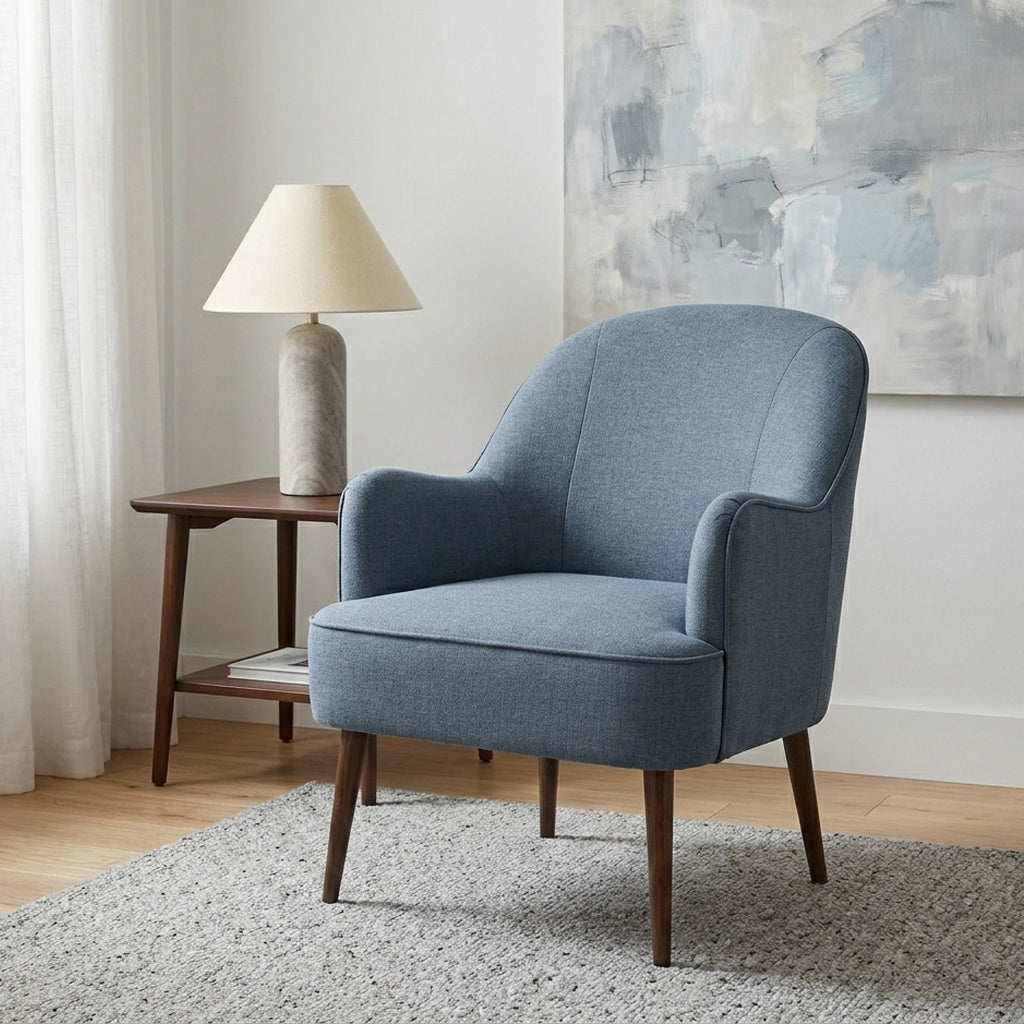 Todd Colbolt Blue Accent Chair for Living Room or Bedroom from Roseland Furniture