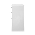 Kinsley White Gloss 3 Drawer Dressing Table from Roseland Furniture