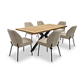 Garcia Textured Dining Chair from Roseland Furniture