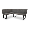 Camber Textured Fabric Corner Dining Bench from Roseland Furniture