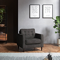 Barclay Armchair Graphite Dims from Roseland Furniture