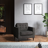 Barclay Armchair Graphite Dims from Roseland Furniture