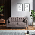 Barclay 2 Seater Sofa Pewter from Roseland Furniture