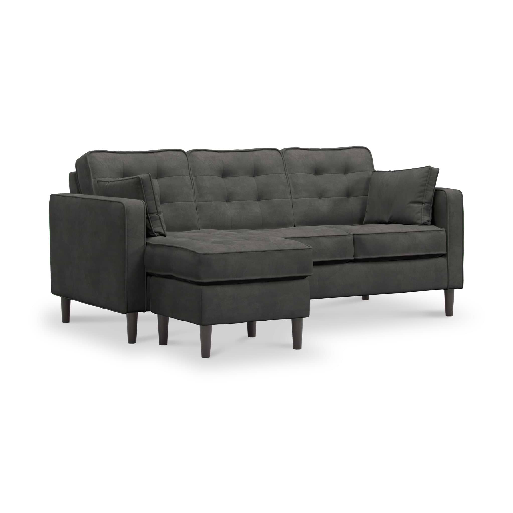Barclay Reversible Chaise Graphite Dims from Roseland Furniture
