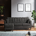 Barclay Reversible Chaise Graphite Dims from Roseland Furniture