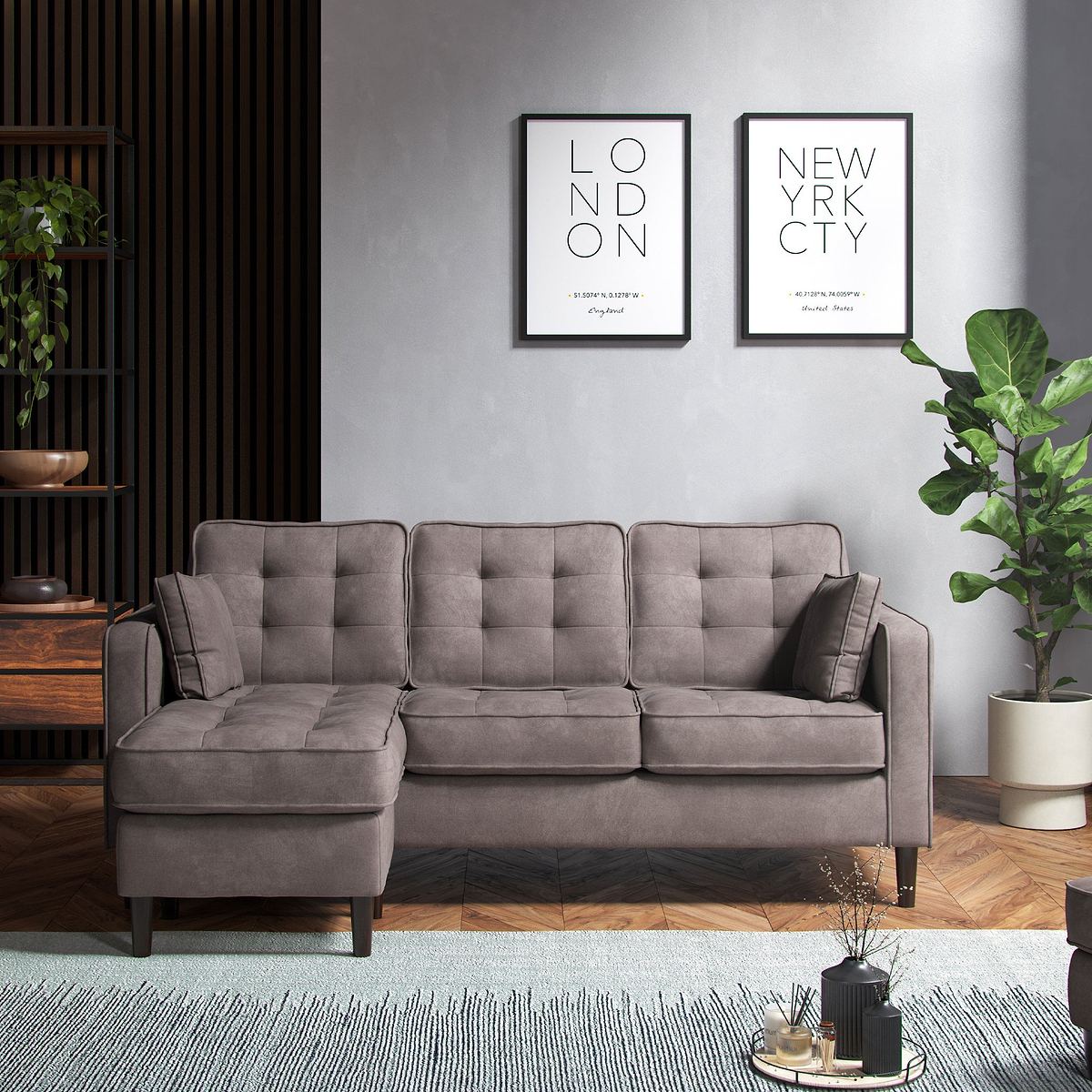 Barclay Reversible Chaise Pewter Life1 from Roseland Furniture
