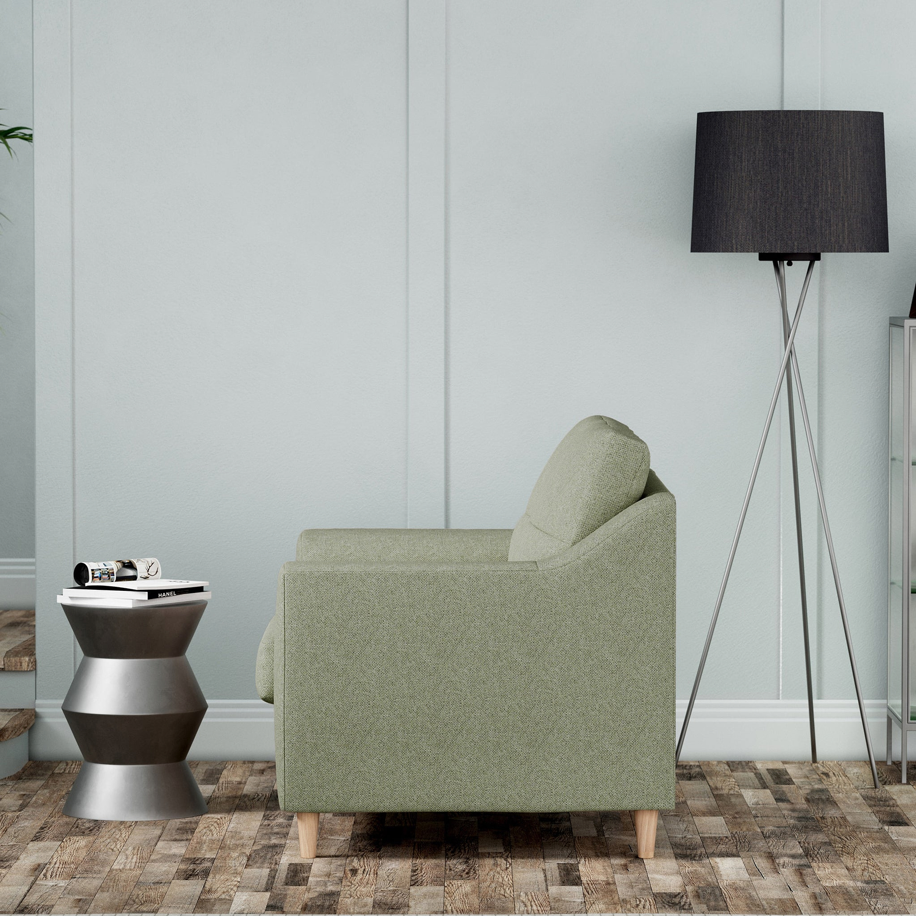 Justin Sage Snuggle Armchair from Roseland Furniture