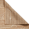 Karin Natural Diamond Patterned Jute Rug