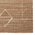 Karin Natural Diamond Patterned Jute Rug