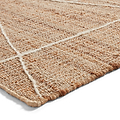 Karin Natural Geometric Jute Rug