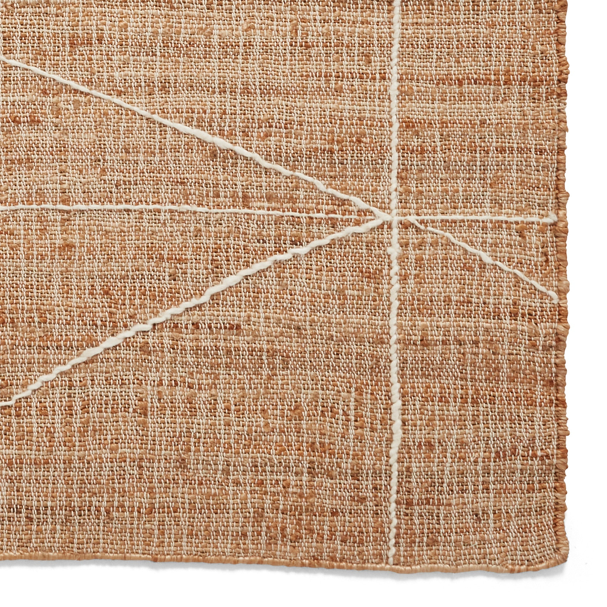 Karin Natural Geometric Jute Rug