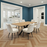 Farlie Oak effect 180cm Dining Table from Roseland Furniture