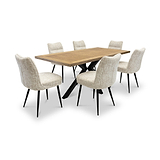 Cole Textured Dining Chair from Roseland Furniture