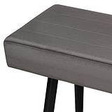 Whitstone Grey Velvet Dining Bench