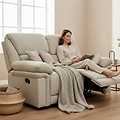 Fernsby 2 Seater Manual Recliner Natural from Roseland Furniture