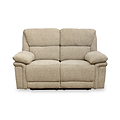 Fernsby 2 Seater Manual Recliner Natural from Roseland Furniture