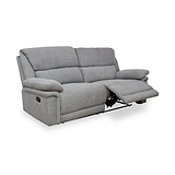 Fernsby 3 Seater Manual Recliner Grey from Roseland Furniture