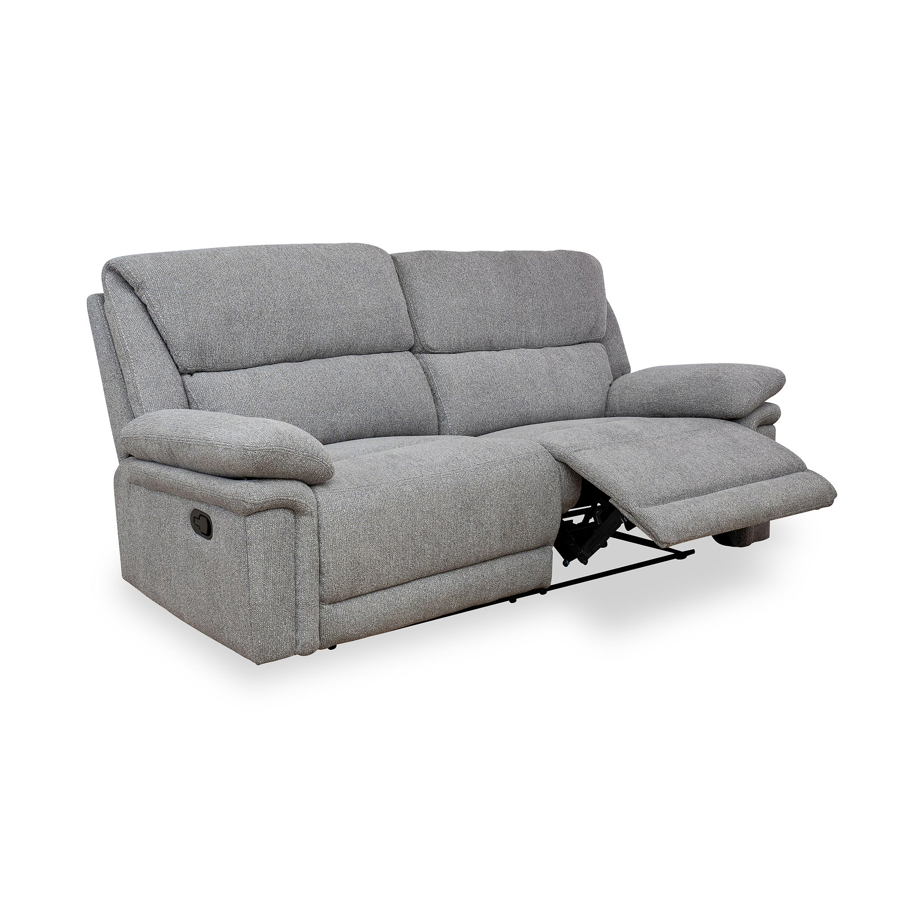 Fernsby 3 Seater Manual Recliner Grey from Roseland Furniture