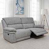 Fernsby 3 Seater Manual Recliner Grey from Roseland Furniture