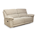 Fernsby 3 Seater Manual Recliner Natural from Roseland Furniture
