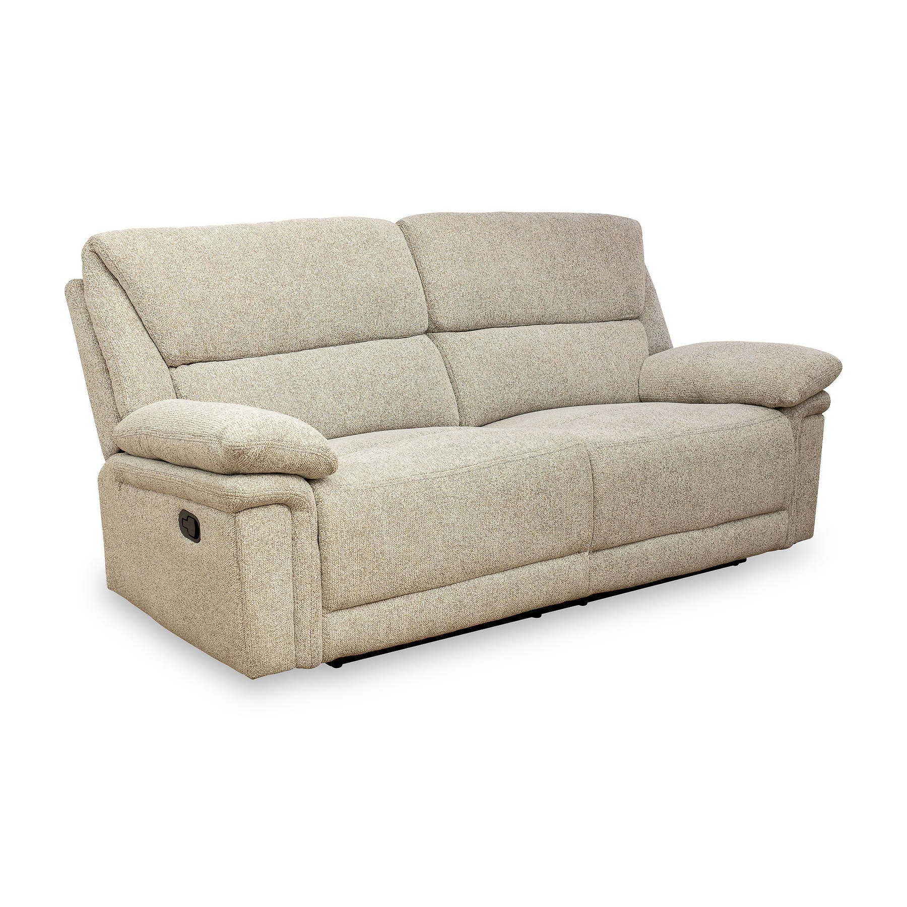 Fernsby 3 Seater Manual Recliner Natural from Roseland Furniture