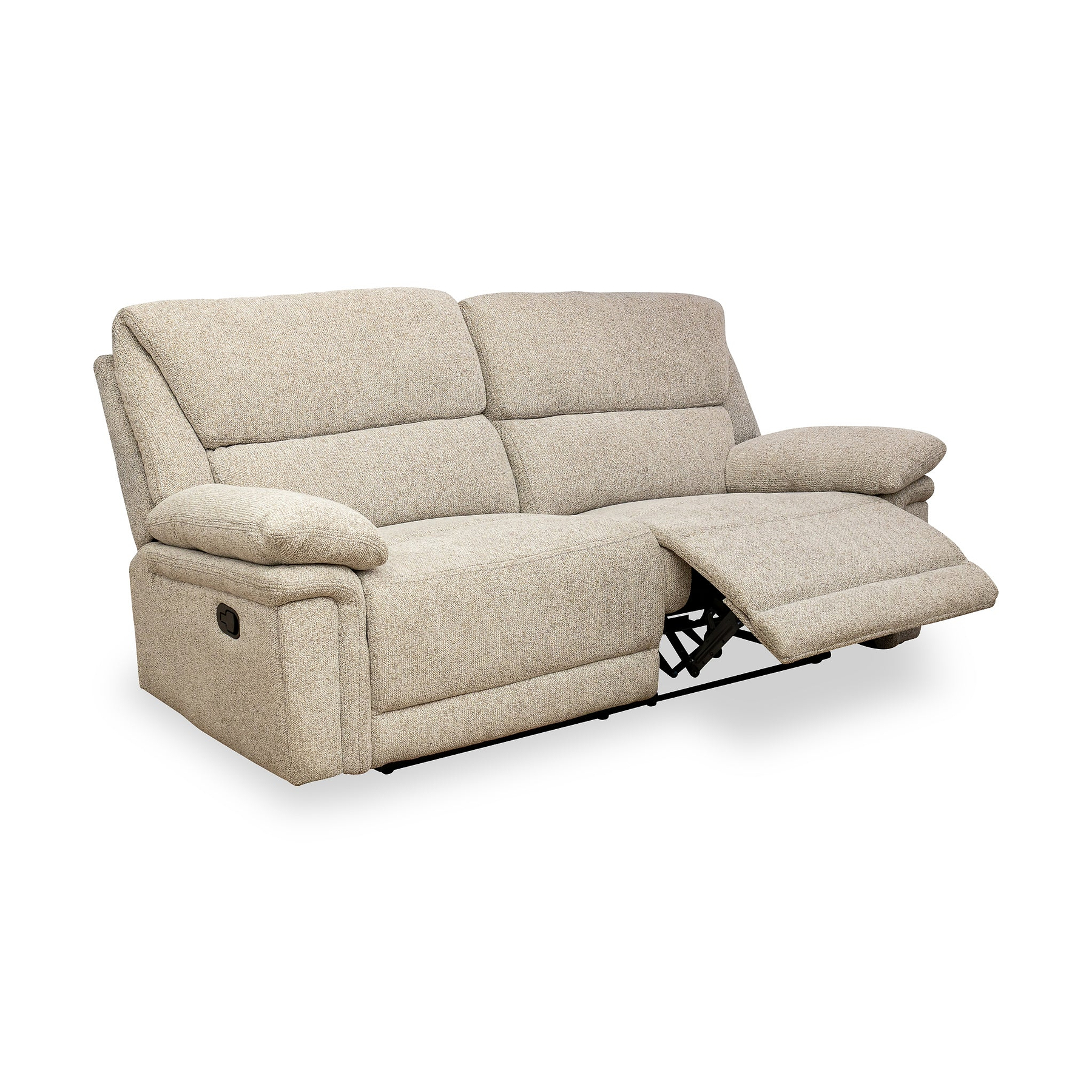 Fernsby 3 Seater Manual Recliner Natural from Roseland Furniture