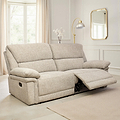 Fernsby 3 Seater Manual Recliner Natural from Roseland Furniture