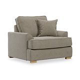 Birchley Soft Chenille Armchair Mink from Roseland Furniture