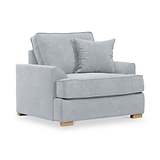 Birchley Soft Chenille Armchair Ice from Roseland Furniture