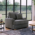 Birchley Soft Chenille Armchair Heather from Roseland Furniture