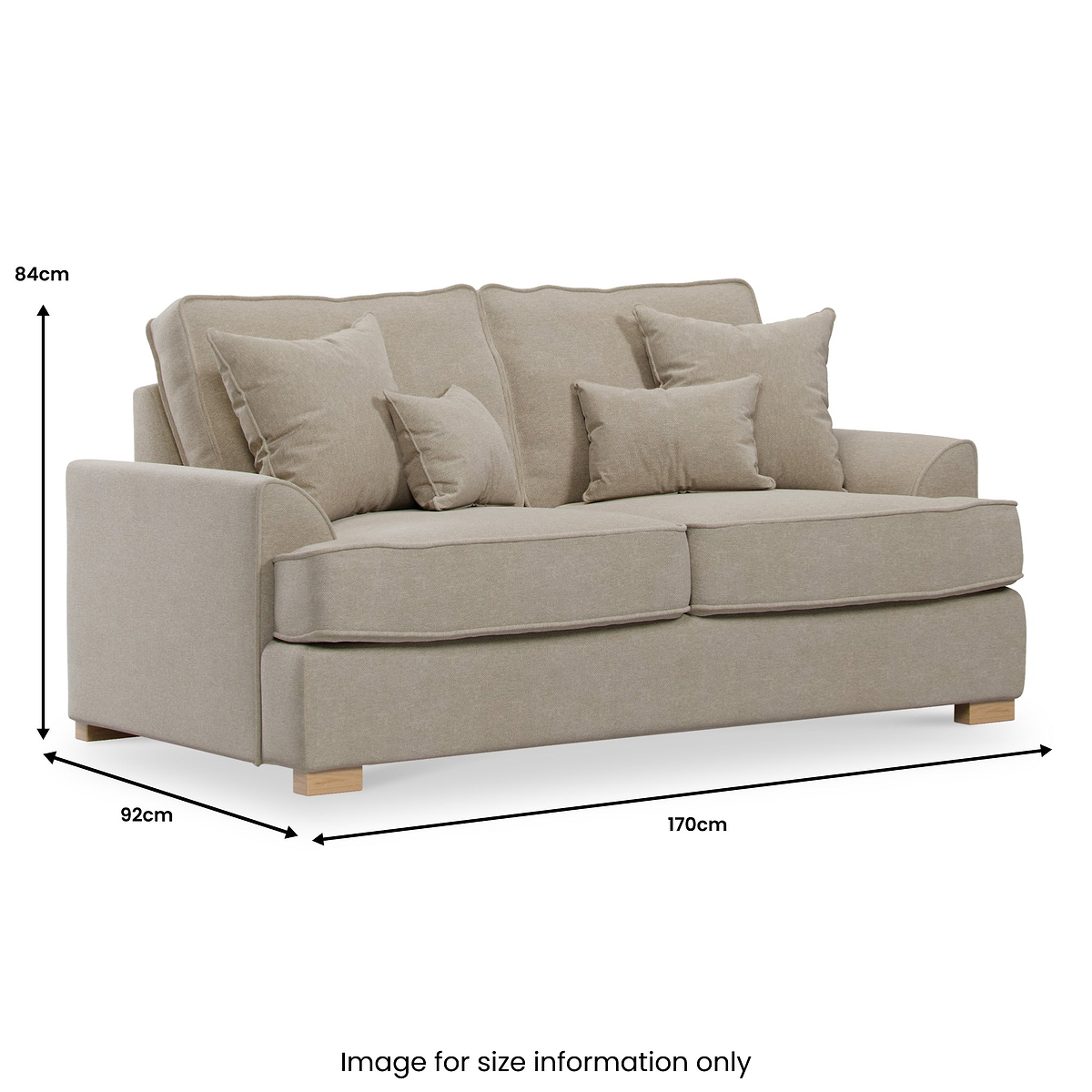  Birchley Soft Chenille 2 Seater from Roseland Furniture