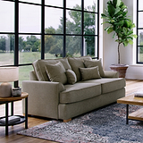Birchley Soft Chenille 2 Seater Sofa Mink Life1 from Roseland Furniture