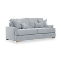 Birchley Soft Chenille 3 Seater Sofa Ice from Roseland Furniture
