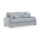 Birchley Soft Chenille 3 Seater Sofa Ice from Roseland Furniture
