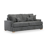 Birchley Soft Chenille 3 Seater Sofa Heather from Roseland Furniture