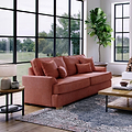 Birchley Soft Chenille 3 Seater Sofa Terra Life1 from Roseland Furniture