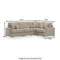 Birchley Soft Chenille LH Corner Sofa  from Roseland Furniture